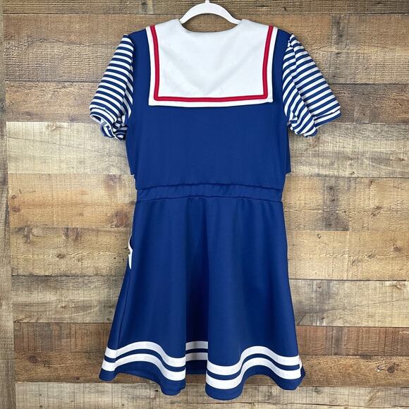 Hot Topic Stranger Things Robin Scoops Ahoy Halloween Costume Dress Size Medium - Picture 5 of 8